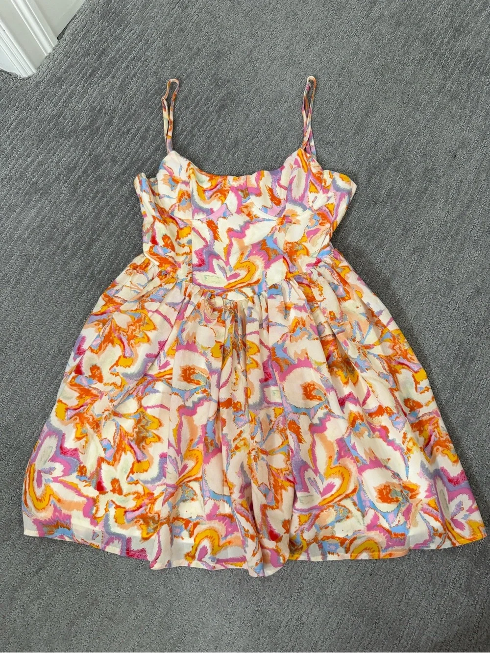 NEW Hello Molly Dreaming in Color Mini Print Dress, Size XS - Picture 5 of 8